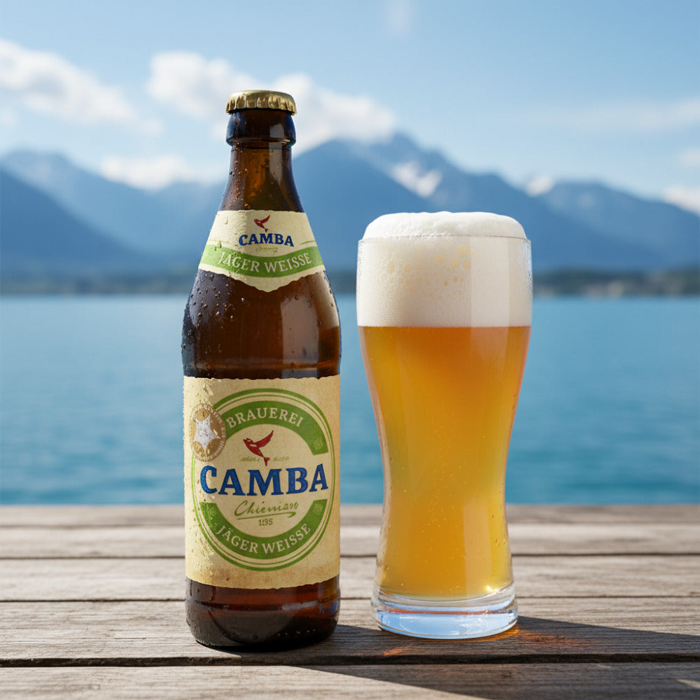 Camba Chiemsee Jager Weiße 0,5L - modernes Dry Hop Wheat mit 5,2% Vol.