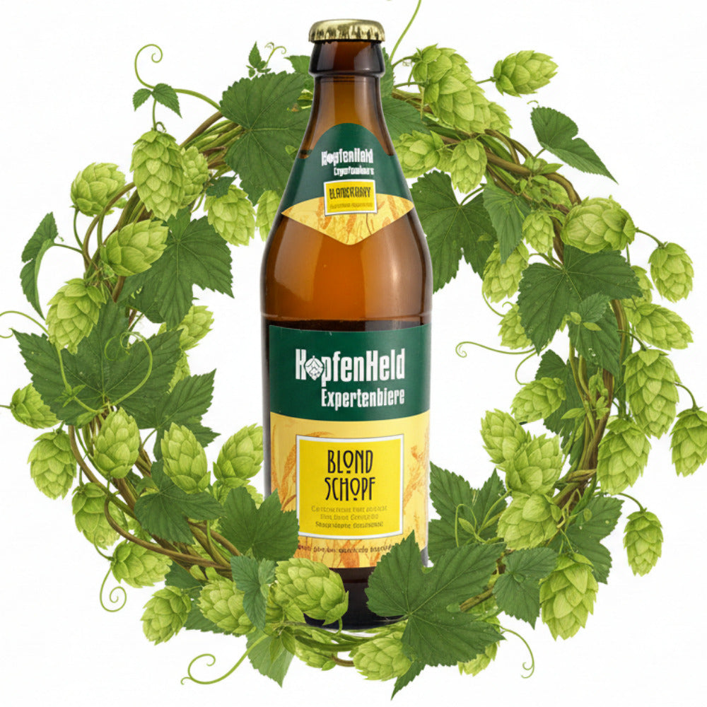 Hopfenheld Expertenbiere Blondschopf Helles 0,5L - Premium Helles