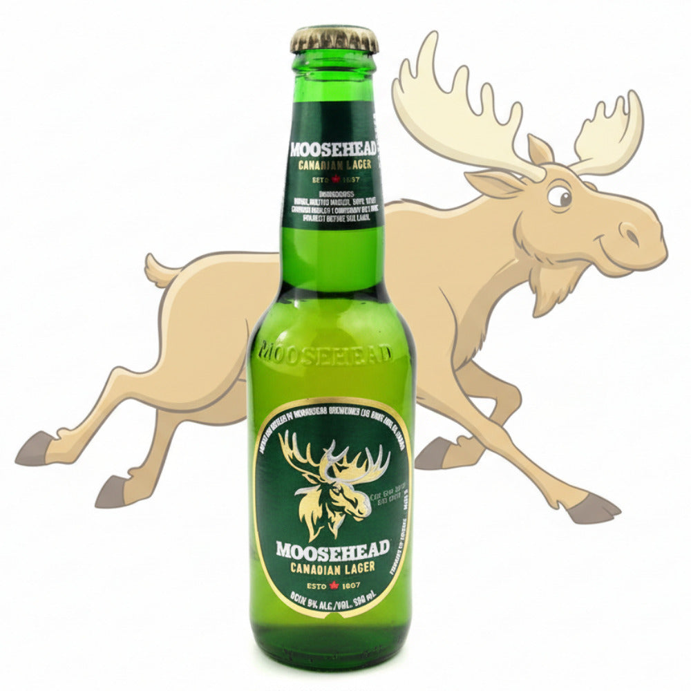 Moosehead Canadian Lager 0,355L - Premium Bier aus Kanada