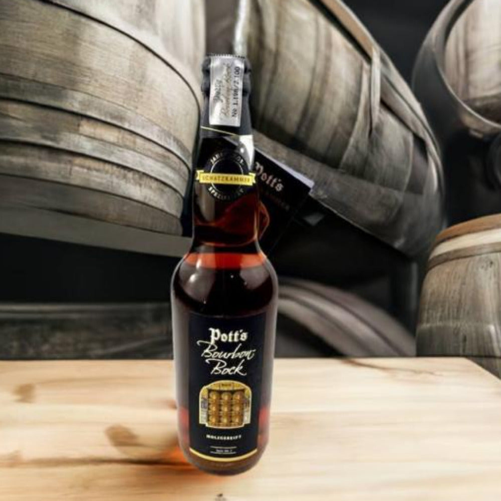 Potts Bourbon Bock 0,66L - Barrel Aged Starkbier aus Deutschland