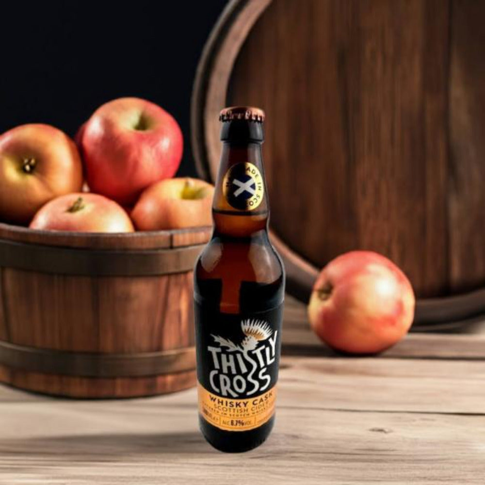 Cidre écossais Thistly Cross en fût de whisky 0,33