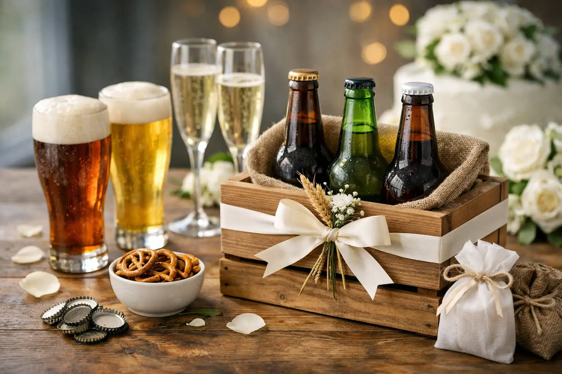 Bier für die Hochzeit schenken: Ideen mit Geschmack
