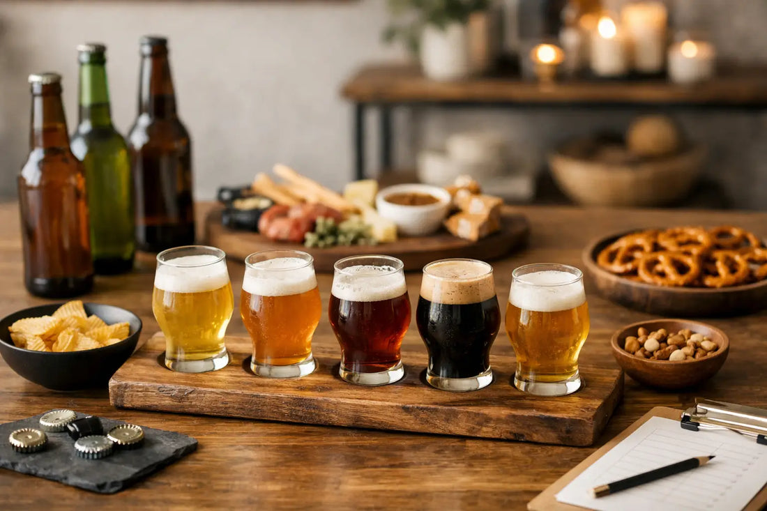 Bier Tasting zuhause planen: so wird’s gut