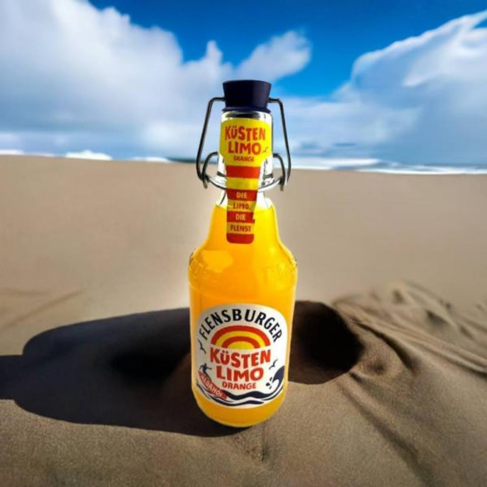 Flensburger Küstenlimo Orange 0,33L – Erfrischende Limonade aus dem Norden