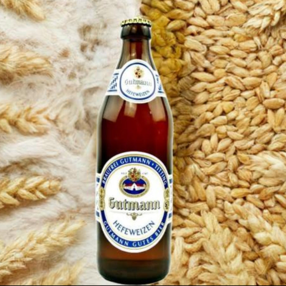 Gutmann Hefeweizen Hell 0,5L - Naturtrübes Weißbier aus Bayern