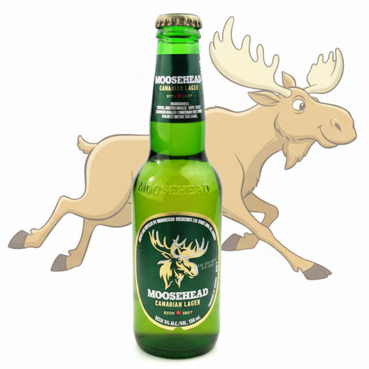 Moosehead Canadian Lager 0,355L - Premium Bier aus Kanada