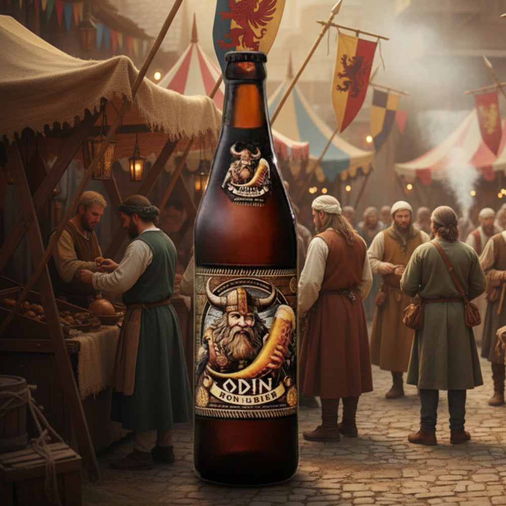 Odin Honigbier 0,5L - Prämiertes Honigbier 5,4% Vol.