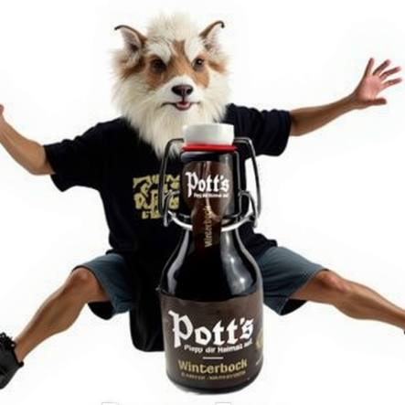 Pott's Winterbock 0,33L - Kräftiges Starkbier 6,2% Vol.