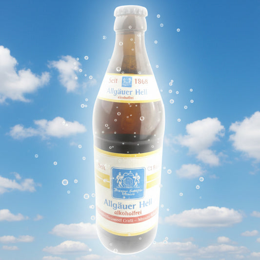 Schäffler Allgäuer Hell alkoholfrei 0,5L – Premium Helles ohne Alkohol